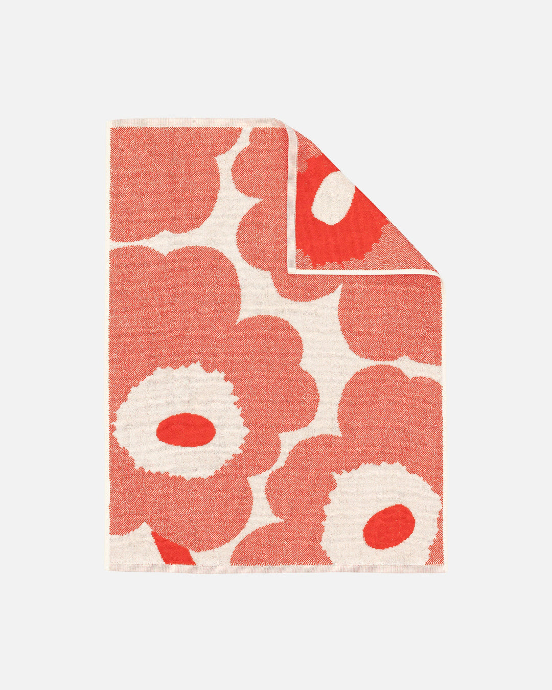 unikko hand towel - orange red