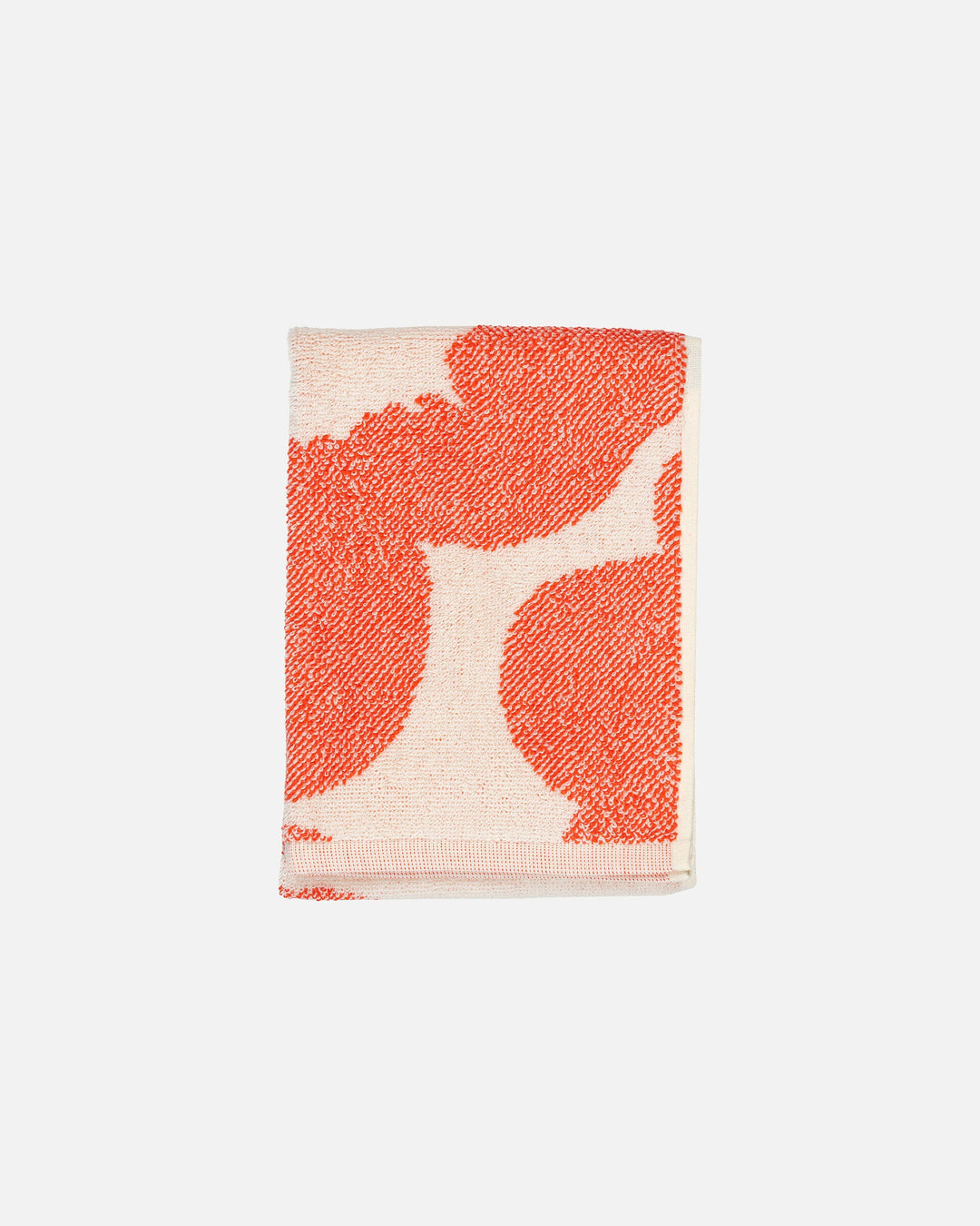 unikko guest towel - orange red