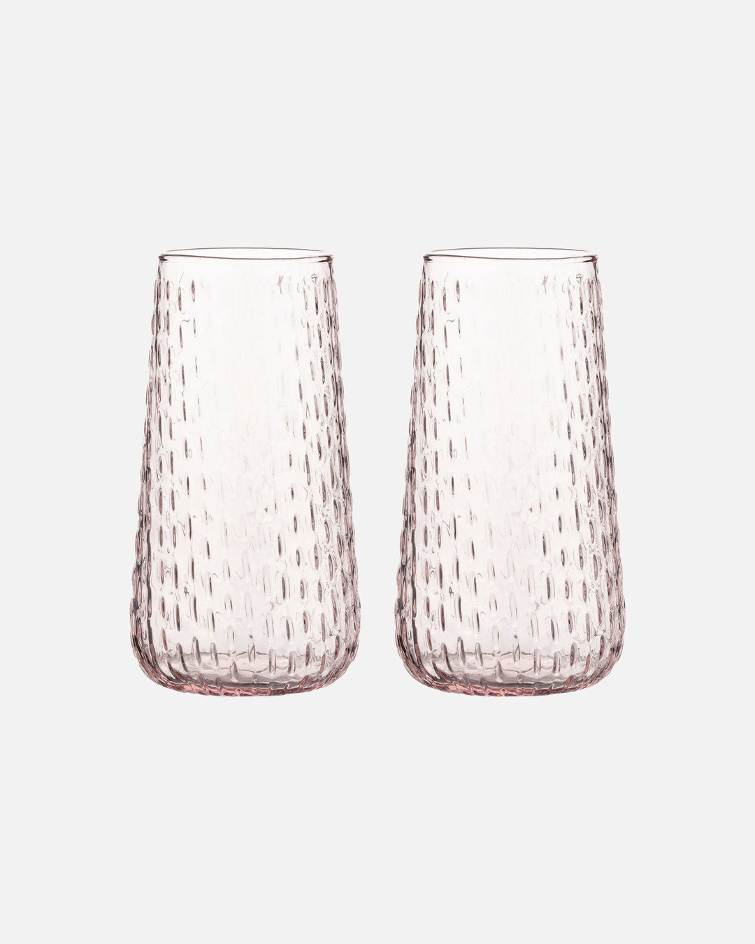 syksy flute glass 2 pcs - pink
