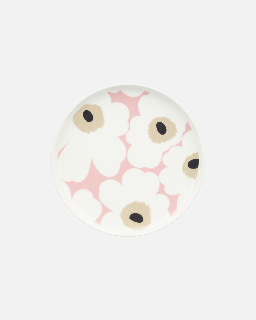 unikko plate 20 cm - pink