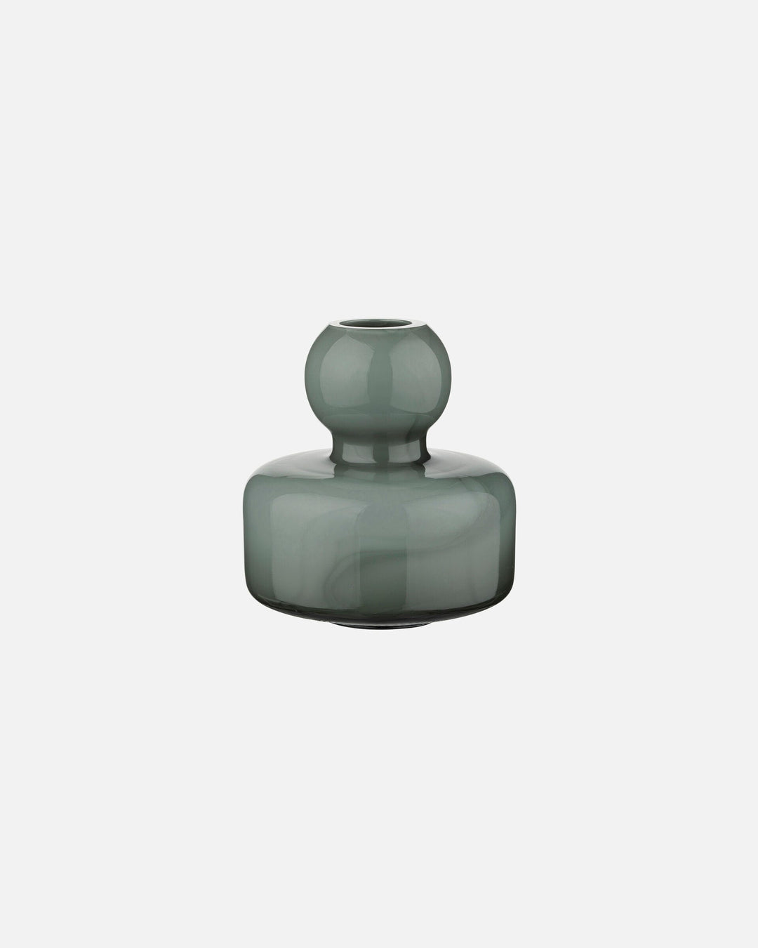 flower vase - smoke grey