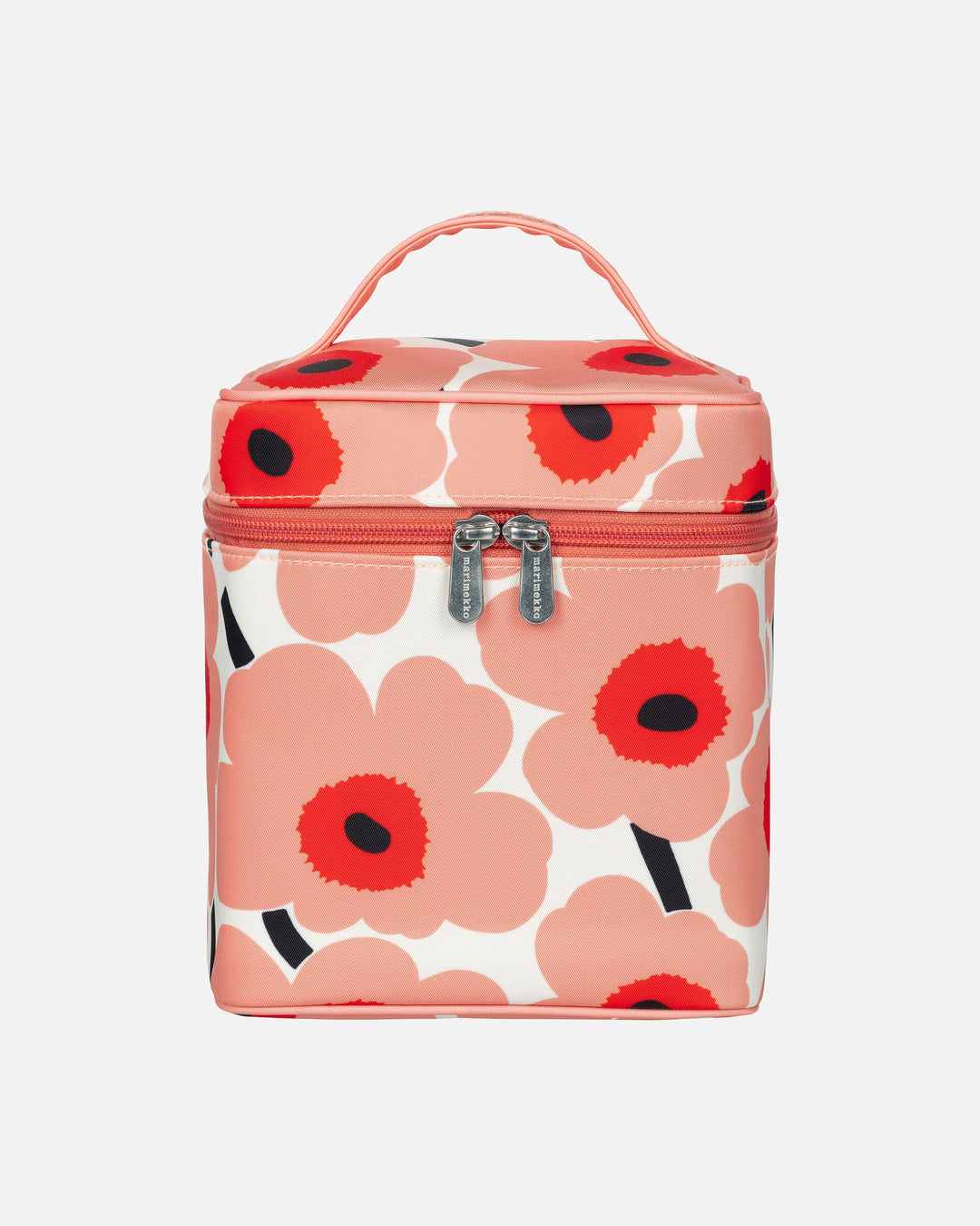mini unikko otso cosmetic bag - coral