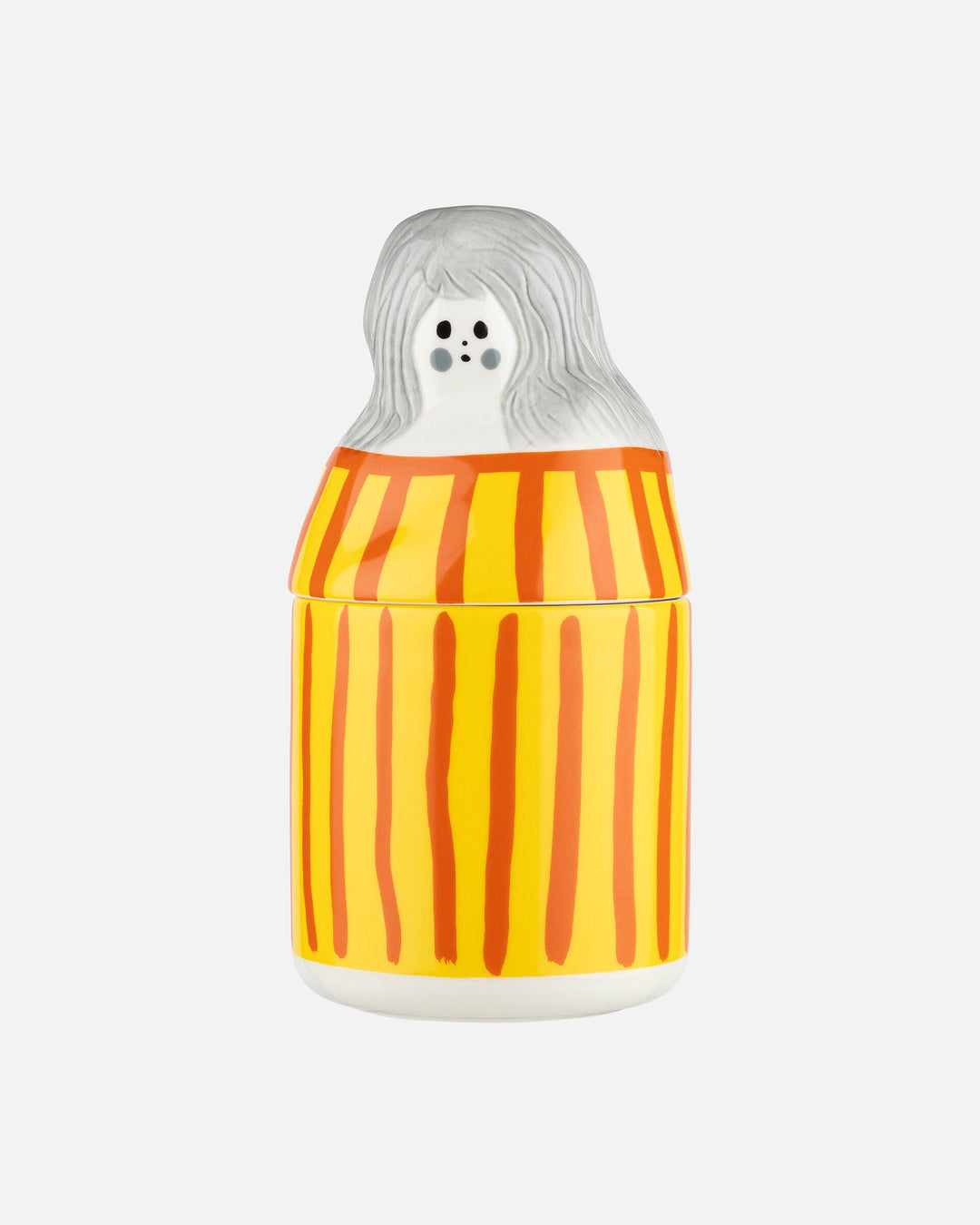 raita-armi collectible jar - yellow/orange