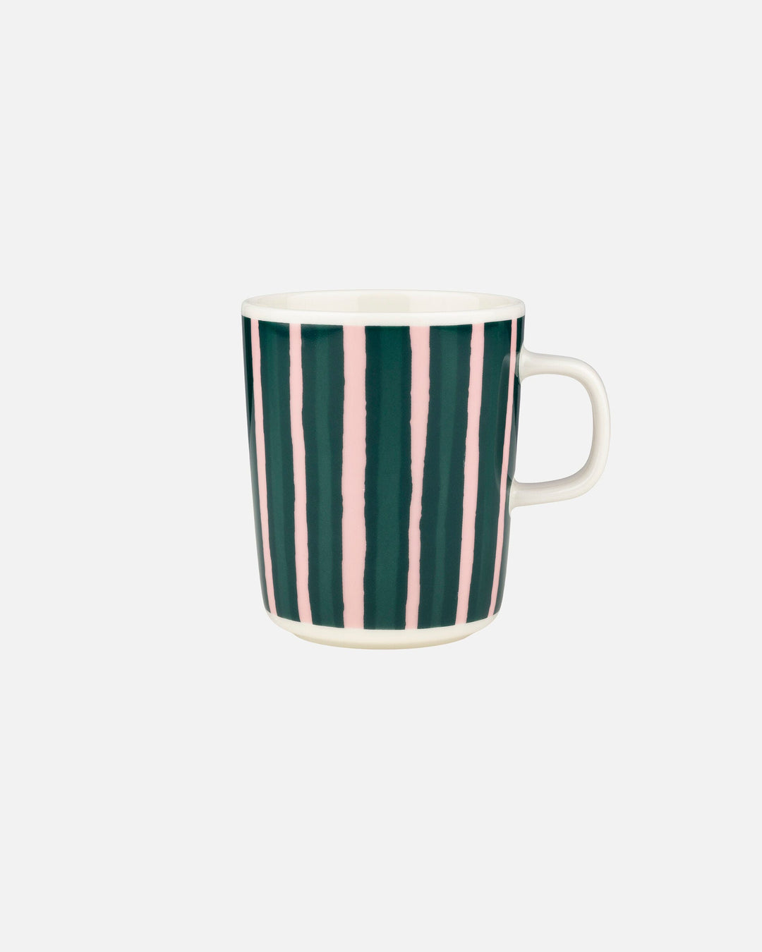 piccolo mug 2,5 dl - dark green/pink
