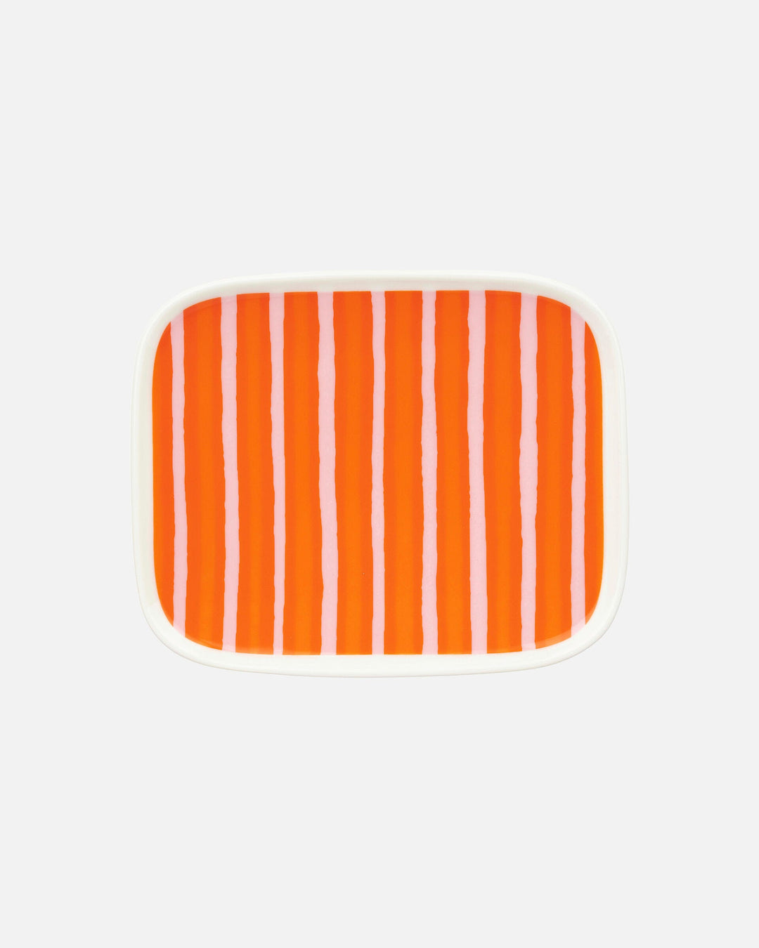 piccolo plate 15 x 12 cm - orange/pink
