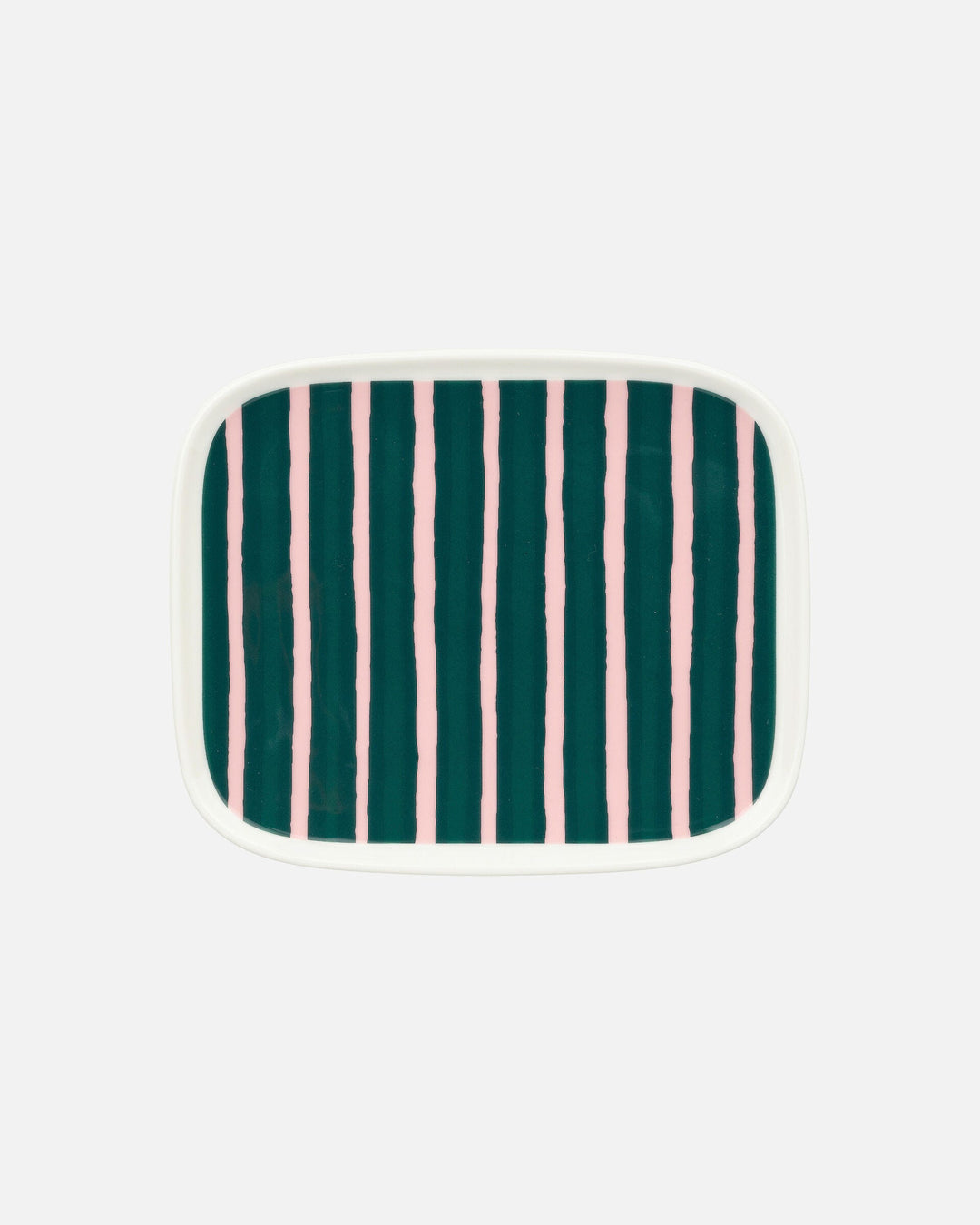 piccolo plate 15 x 12 cm - green/pink