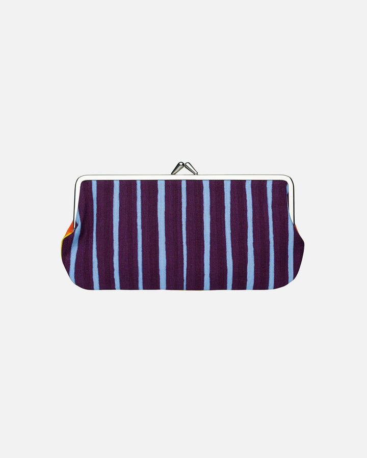 piccolo silmälasikukkaro clip purse - orange/purple