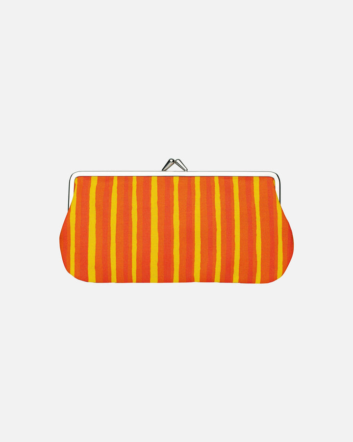 piccolo silmälasikukkaro clip purse - orange/purple
