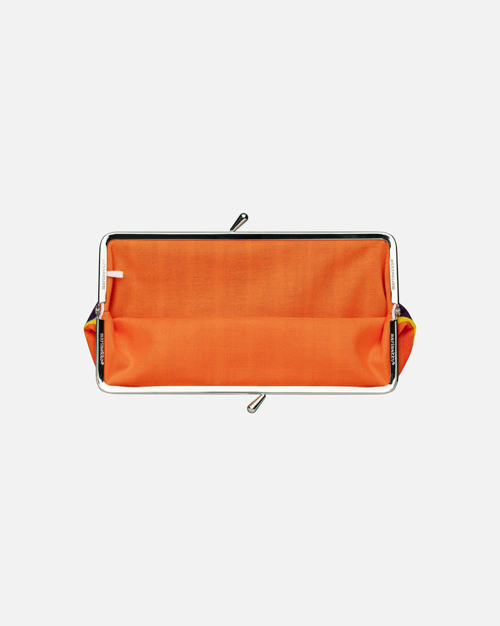 piccolo silmälasikukkaro clip purse - orange/purple