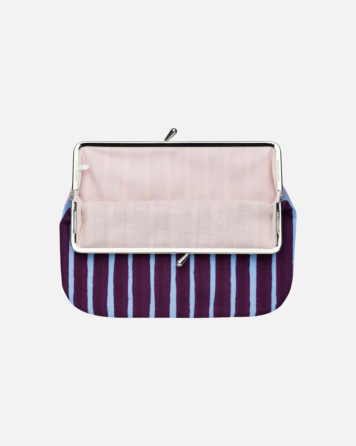 piccolo puolikas kukkaro clip pouch - purple/blue