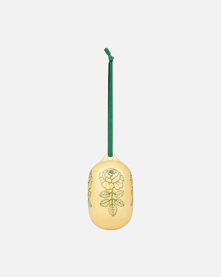 vihkiruusu collectible ornament - yellow/green