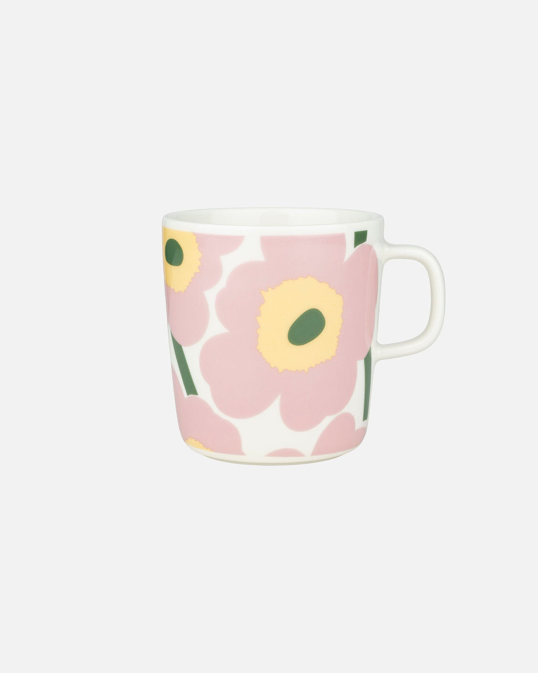unikko mug 4 dl - pink/green