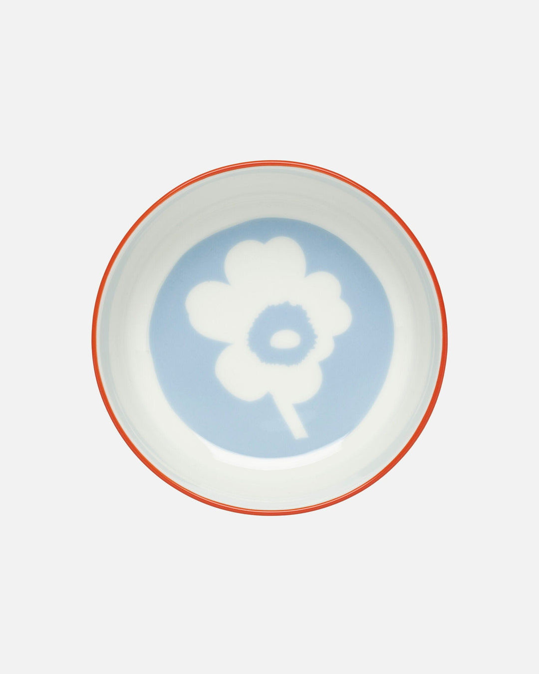 unikko bowl 4 dl - white/light blue