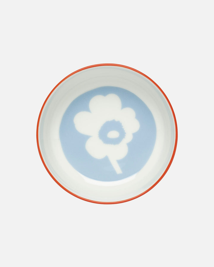 unikko bowl 4 dl - white/light blue
