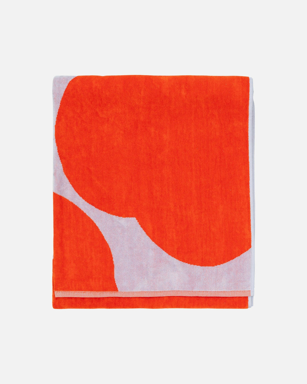 Iso Unikko Bath Sheet - Red/Blue