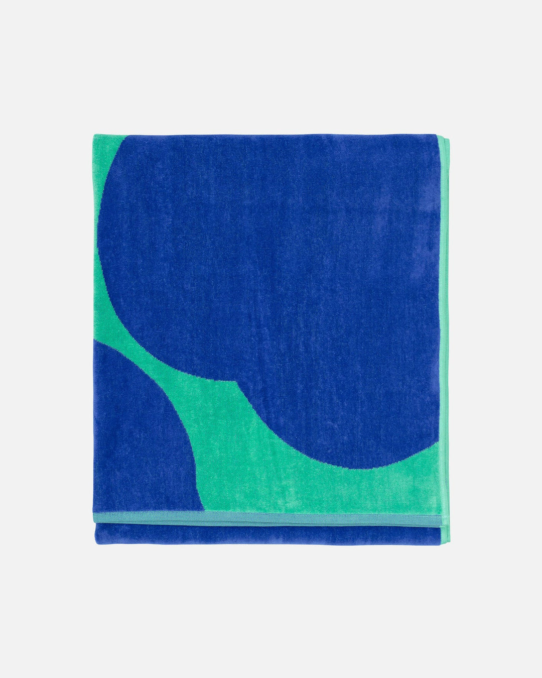 Iso Unikko Bath Sheet - Blue/Green
