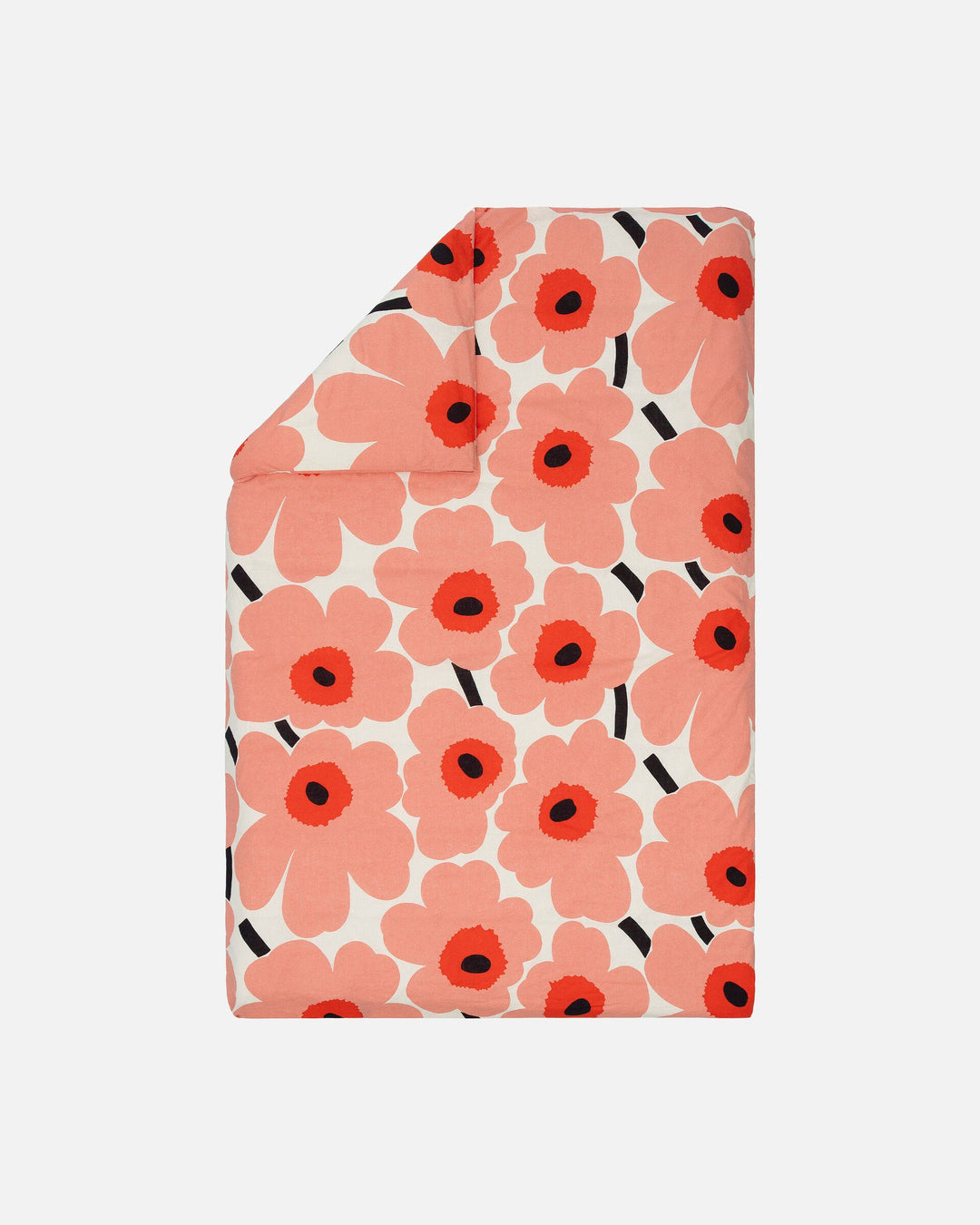 unikko euro duvet cover twin - coral