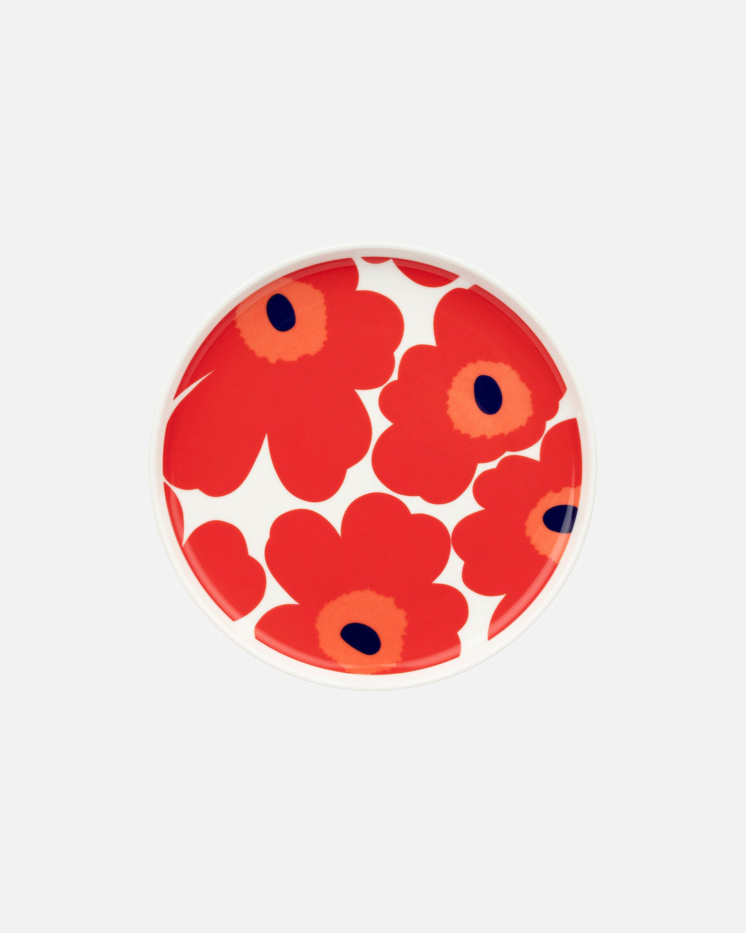 unikko plate 20 cm - red