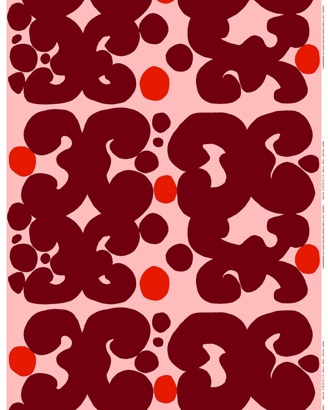 keidas cotton fabric - Maroon
