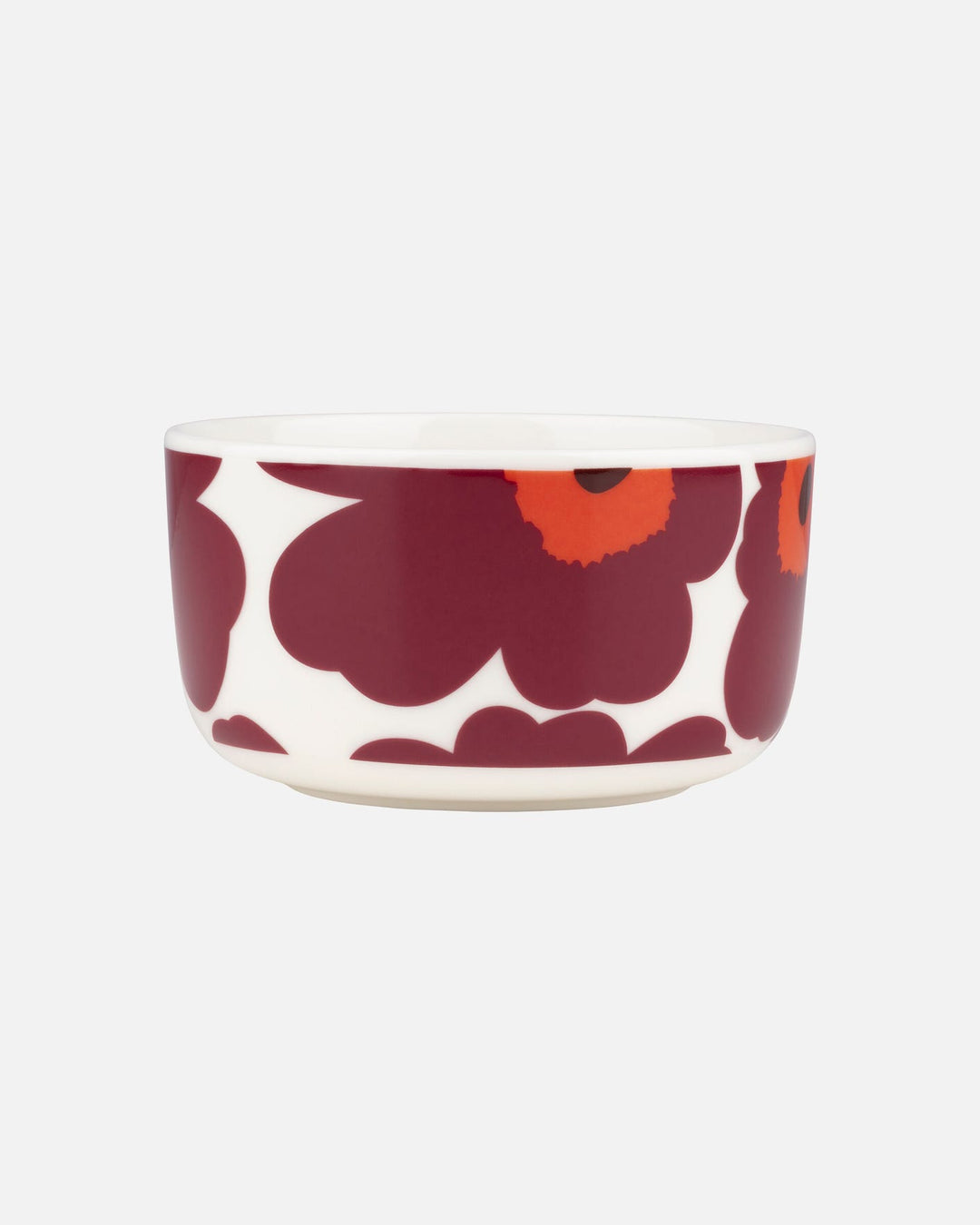 unikko bowl 2,5 dl - maroon