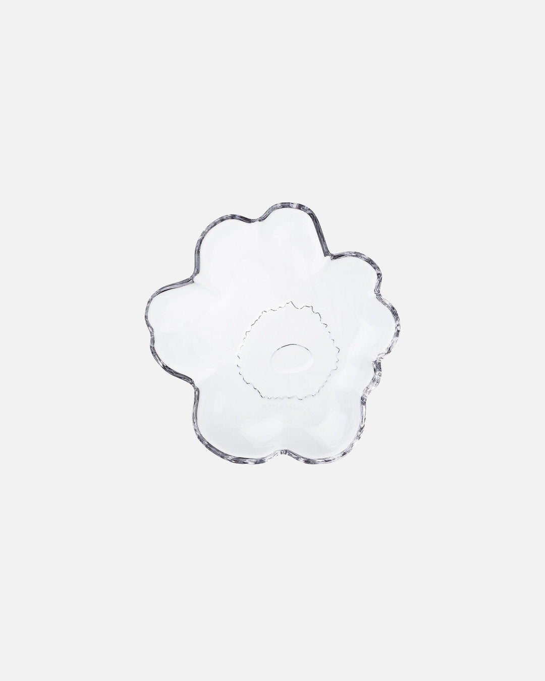 unikko shape glass plate 13 cm