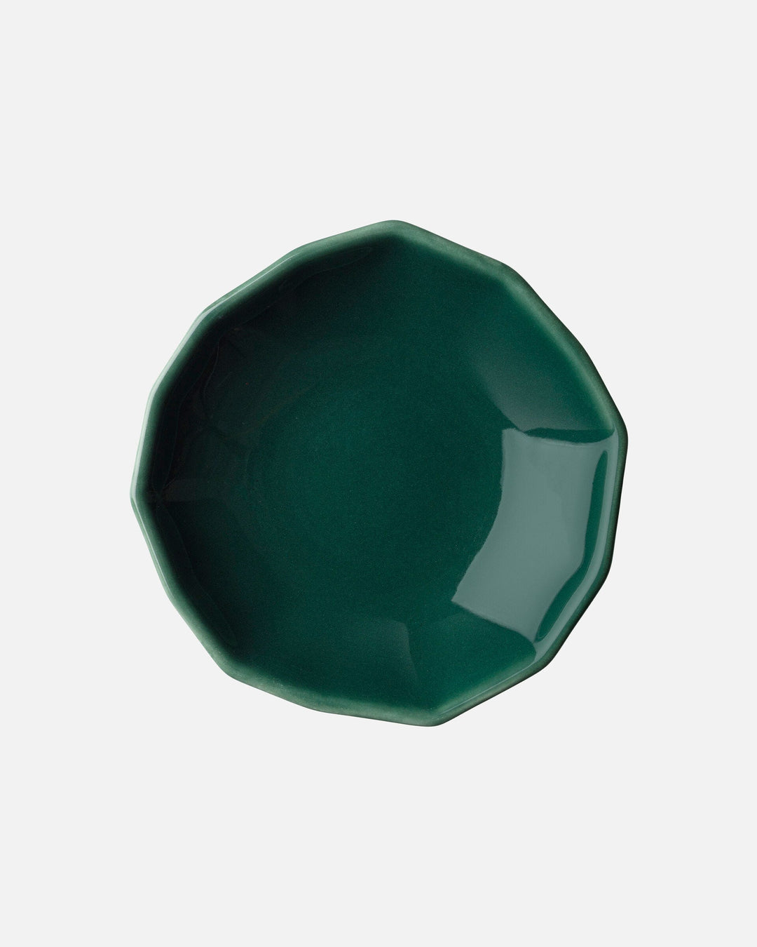 kivet shape plate 9 cm - green