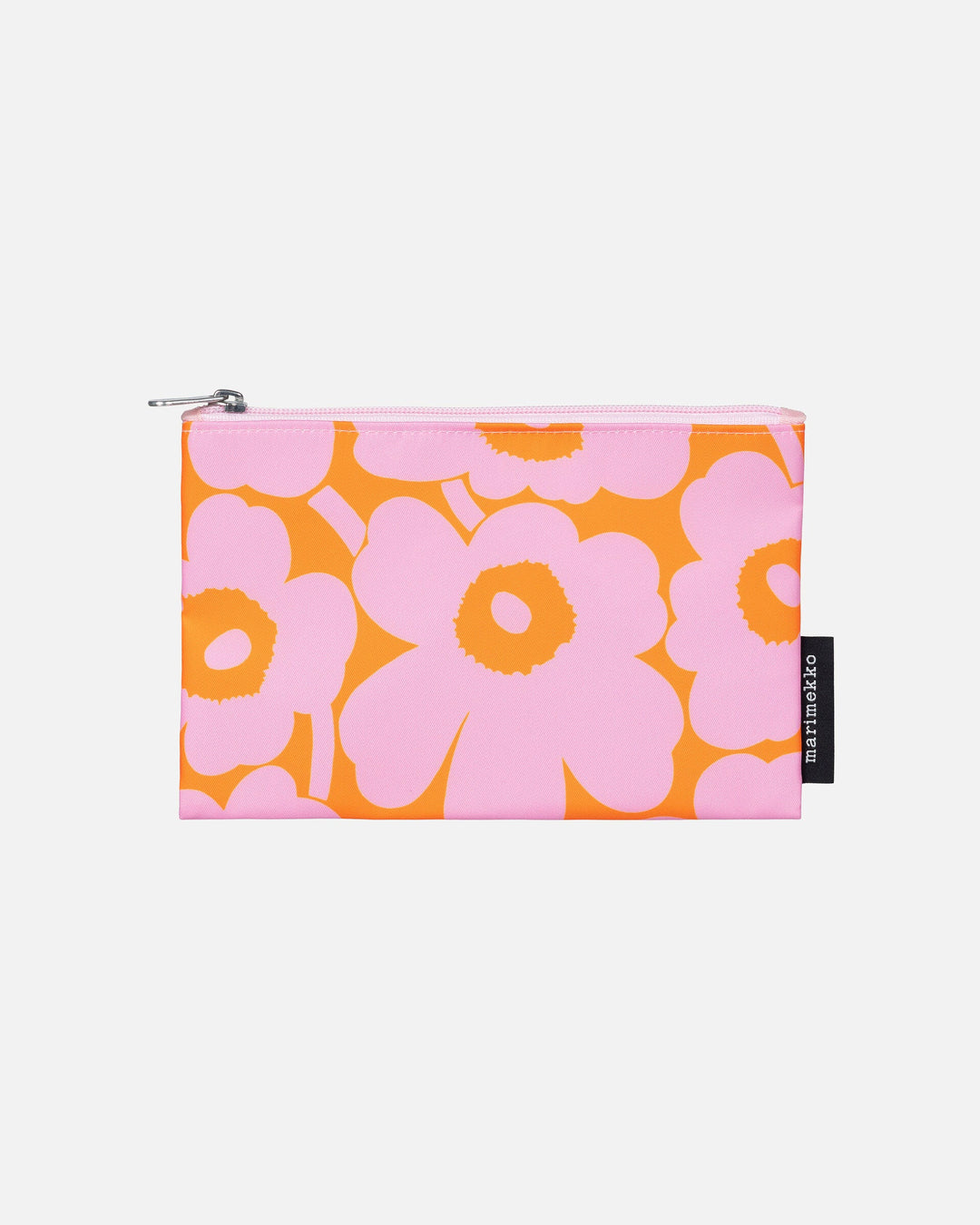 kaika mini unikko cosmetic bag - orange/pink