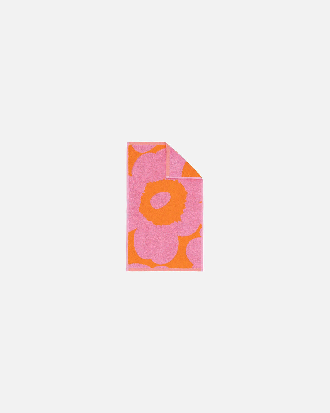 unikko guest towel - orange/pink