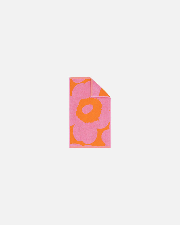 Unikko Bath Towel Collection - Orange/Pink