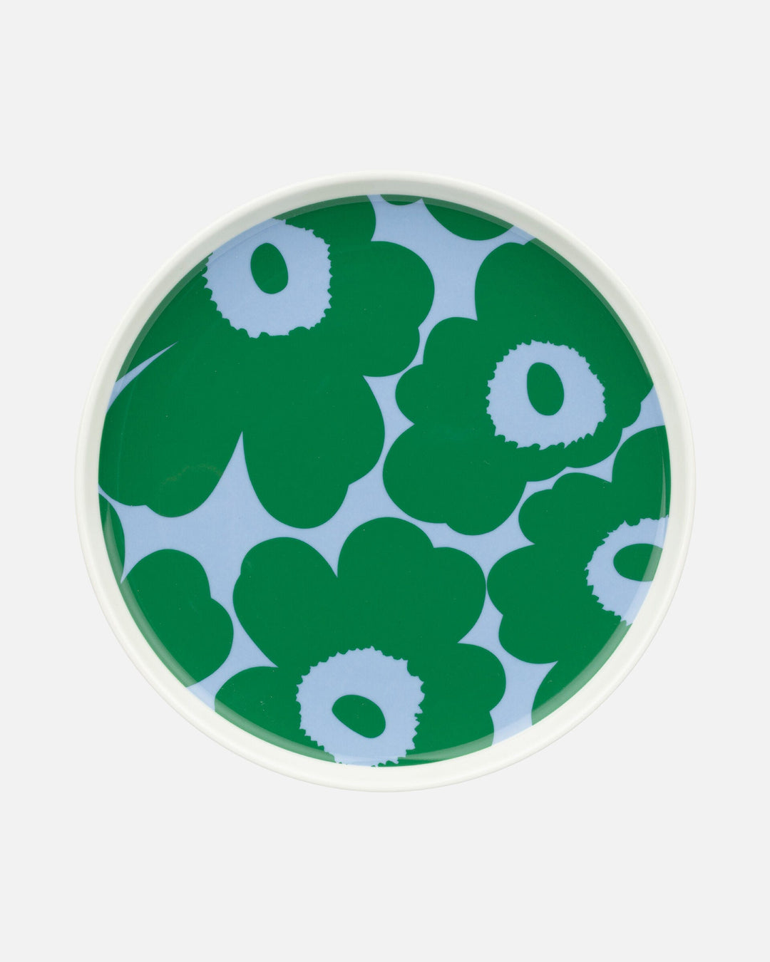 unikko plate 20 cm - green/light blue