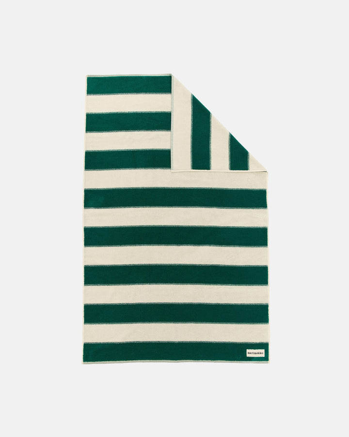 Galleria Towel Collection - Cream / Green - Cotton