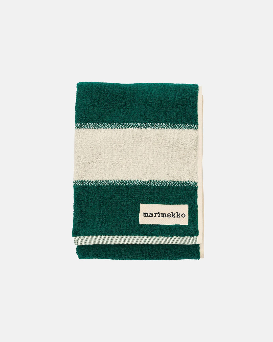 Galleria Towel Collection - Cream / Green - Cotton