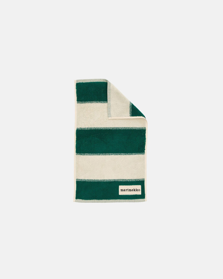 Galleria Towel Collection - Cream / Green - Cotton