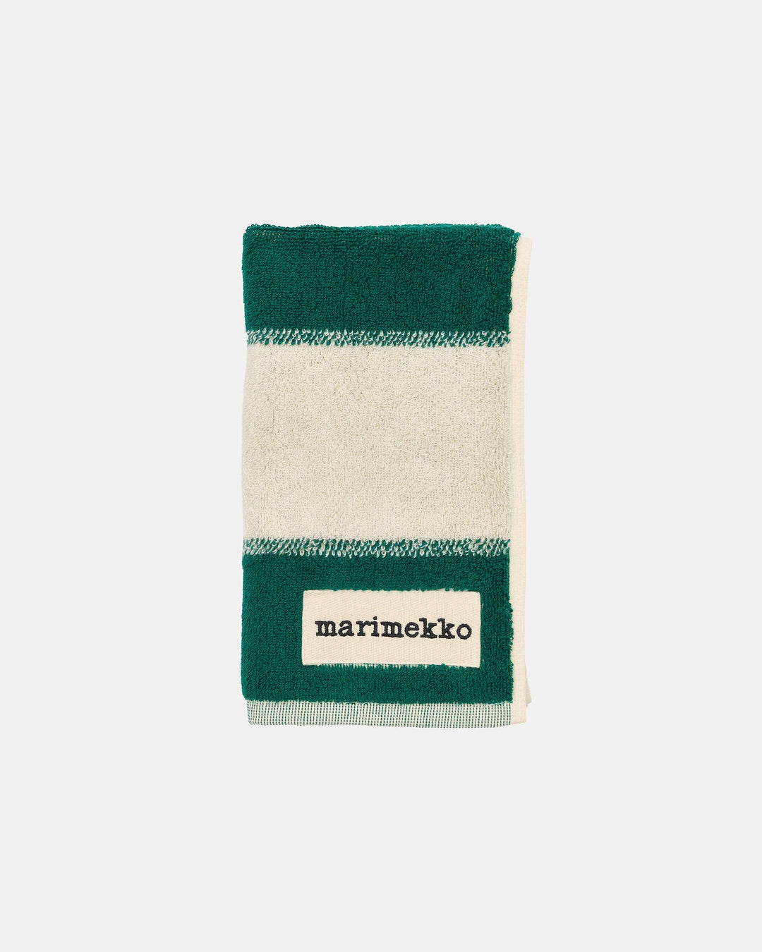 Galleria Towel Collection - Cream / Green - Cotton