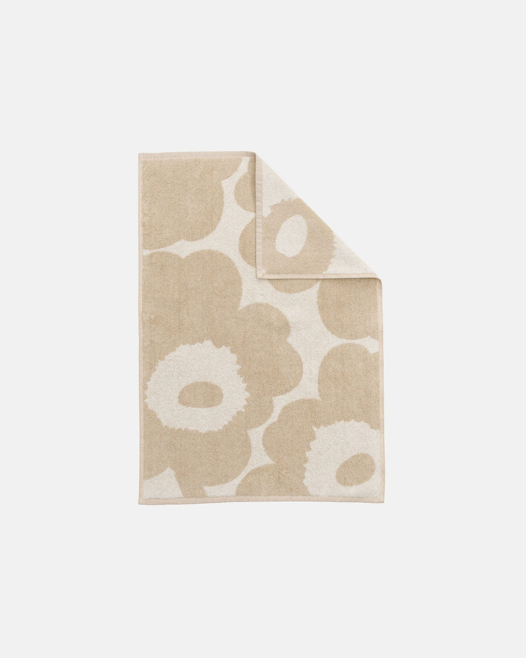 Unikko Towel Collection - Light Beige - Linen / Cotton