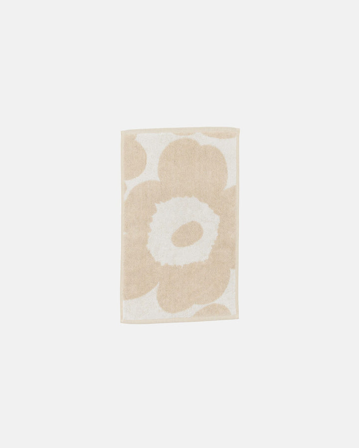 Unikko Towel Collection - Light Beige - Linen / Cotton