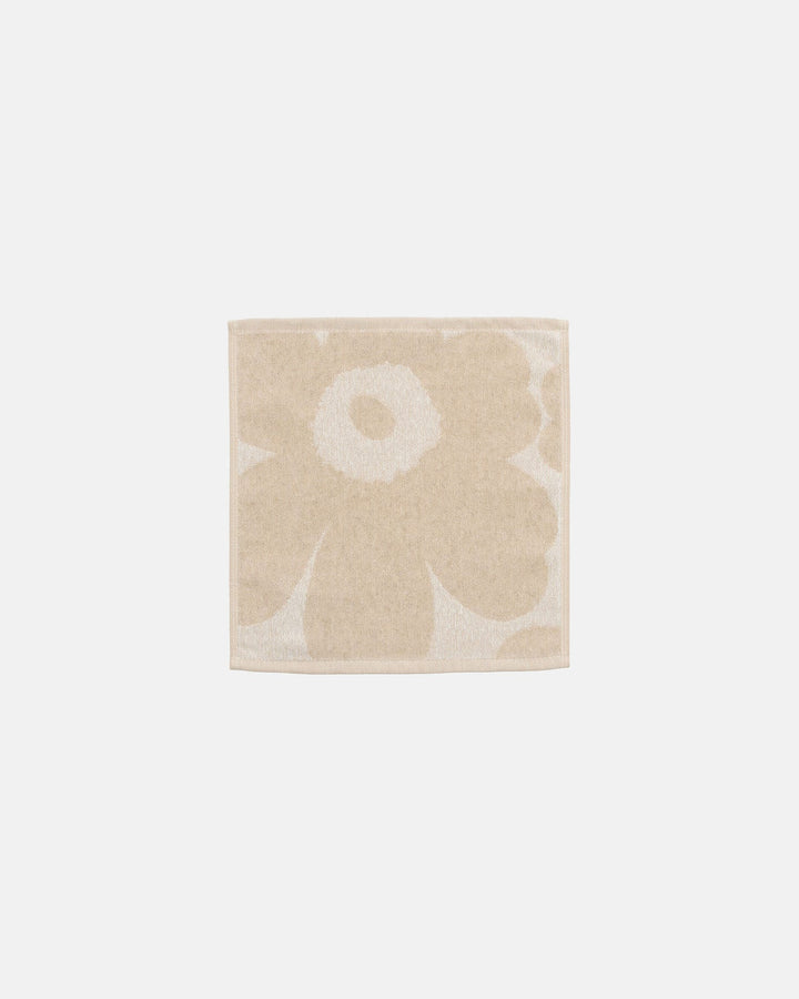 Unikko Towel Collection - Light Beige - Linen / Cotton