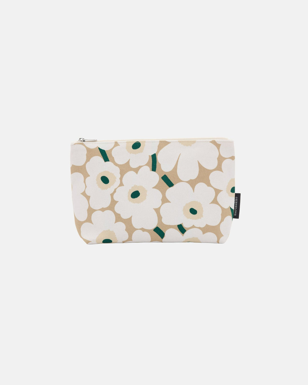Relle Cosmetic bag - Mini Unikko - Beige / Green