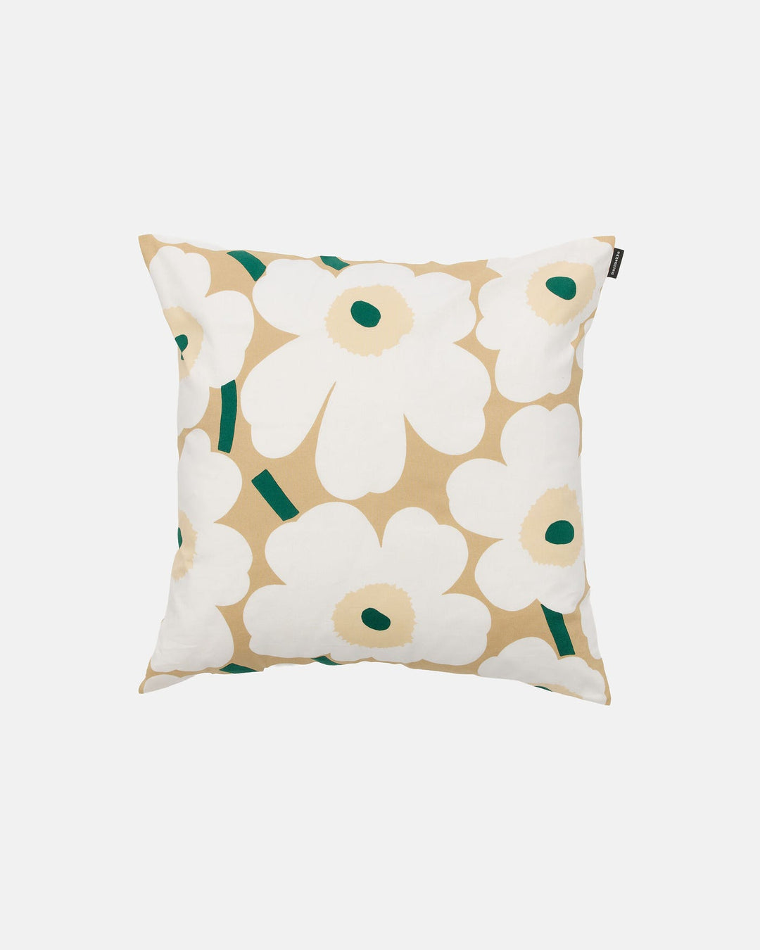Pieni Unikko Cushion Cover - Beige / Green