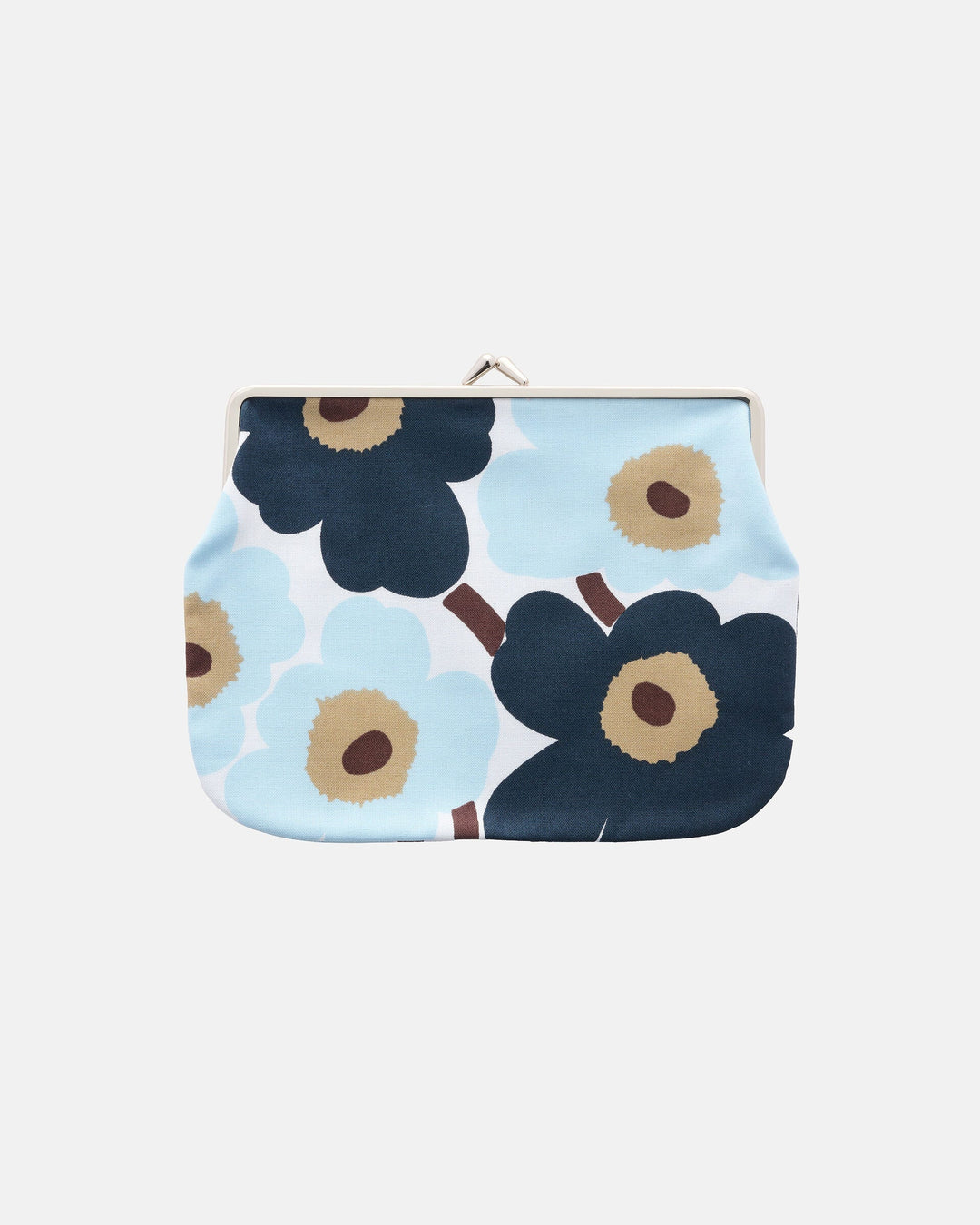 Mini Unikko Puolikas kukkaro Clip Purse - Navy