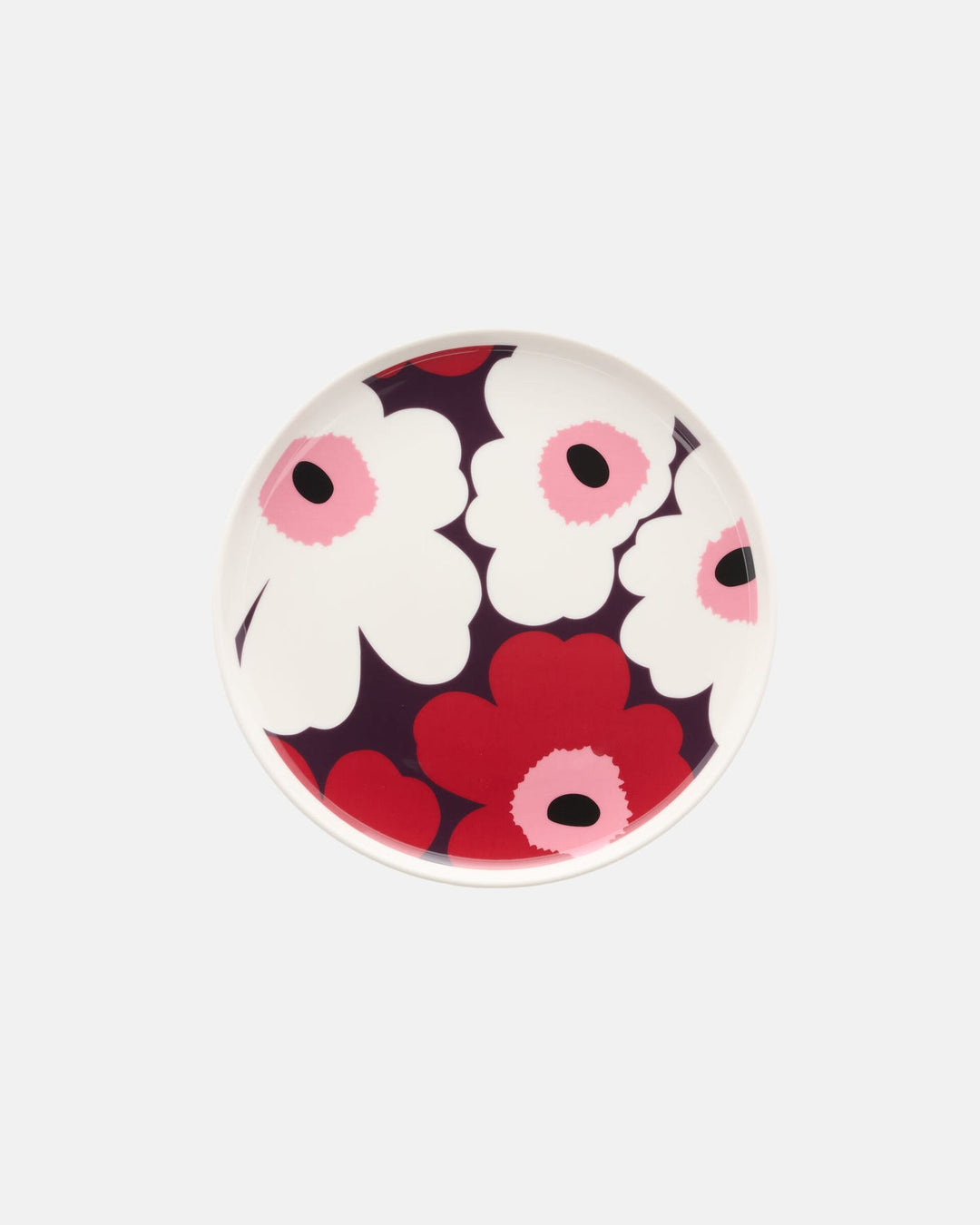 unikko plate 20 cm - plum
