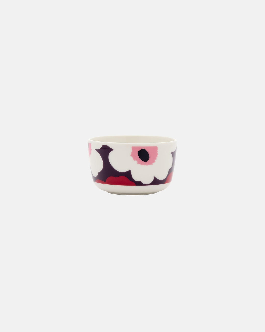 unikko bowl 2,5 dl - maroon