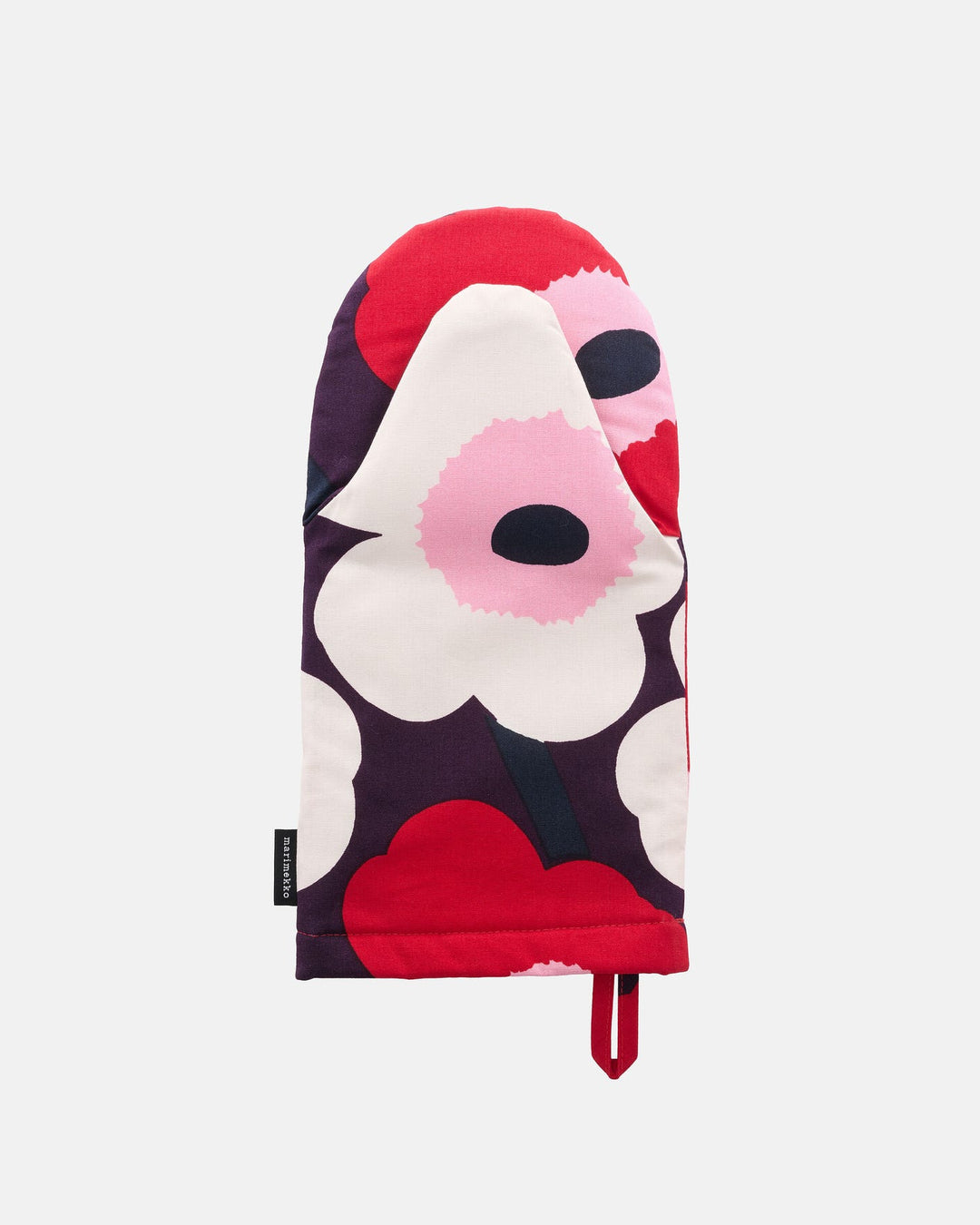 Pieni Unikko Oven Mitt - Maroon