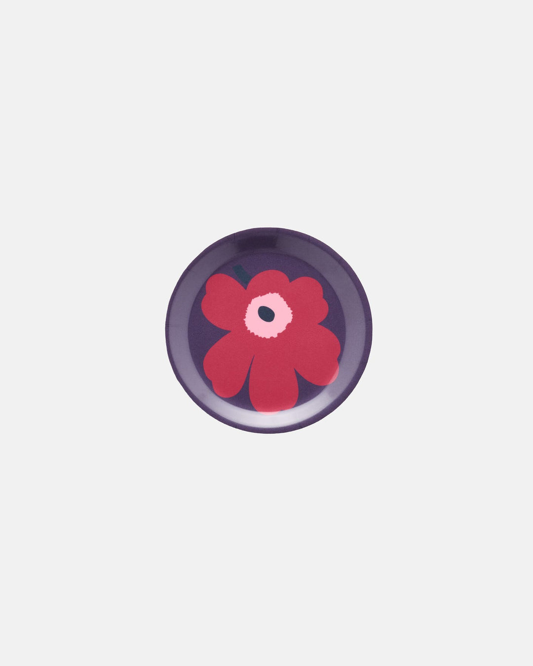 unikko coaster - plum/red