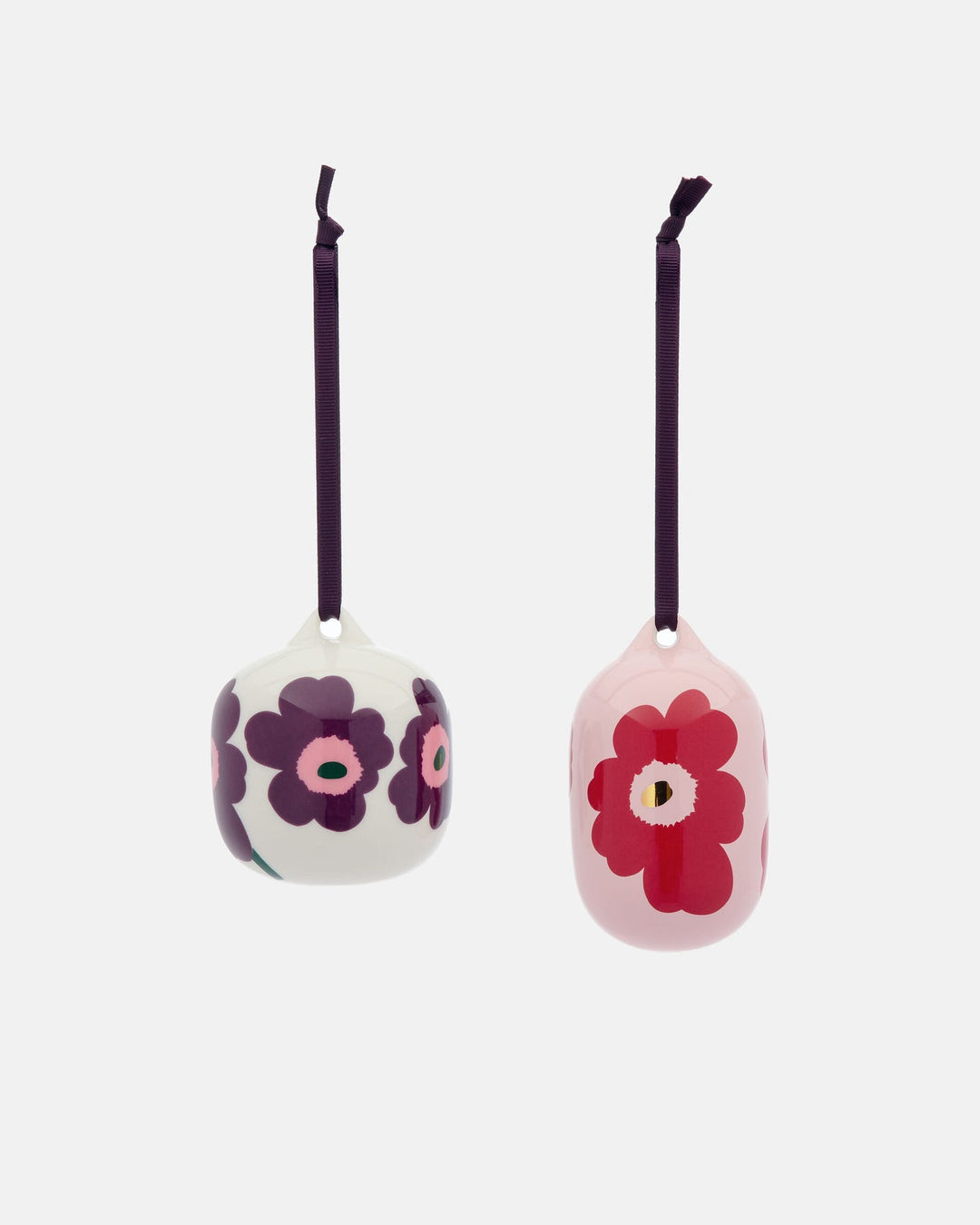 Unikko Collectible Ornament 2 pc Set