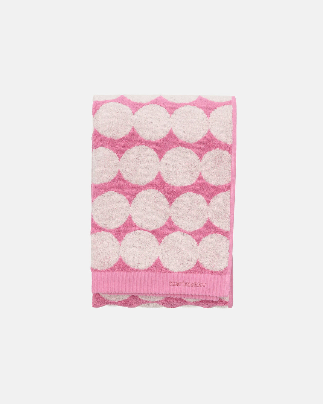 räsymatto bath towel - wild rose