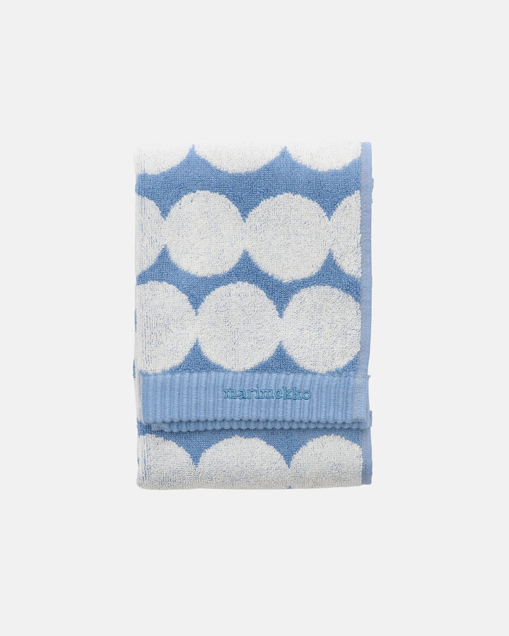 räsymatto hand towel - dusty blue