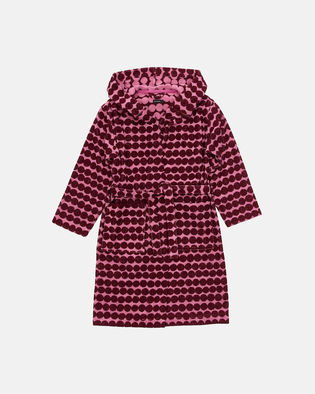 räsymatto bathrobe - wild rose