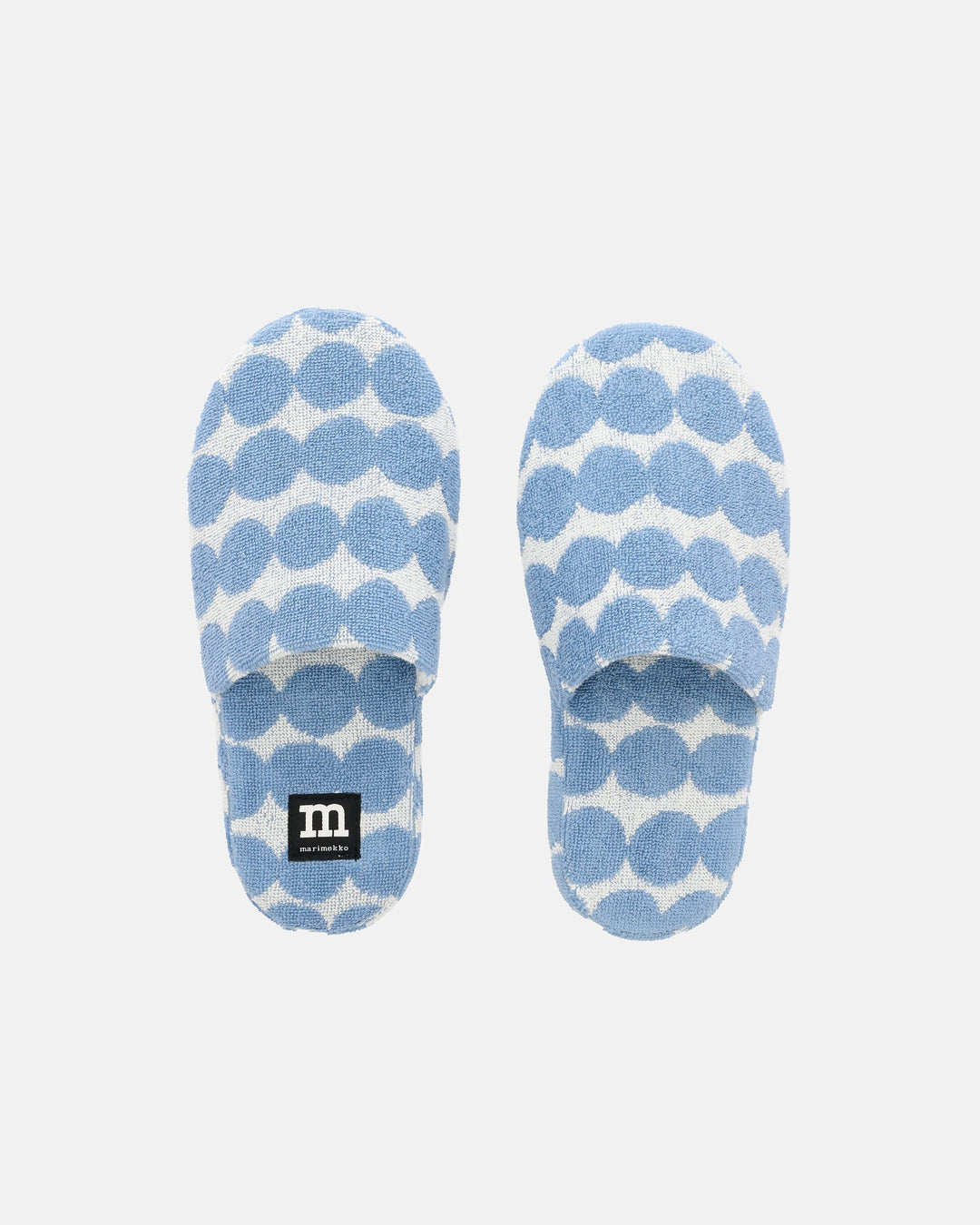 Räsymatto slippers - dusty blue