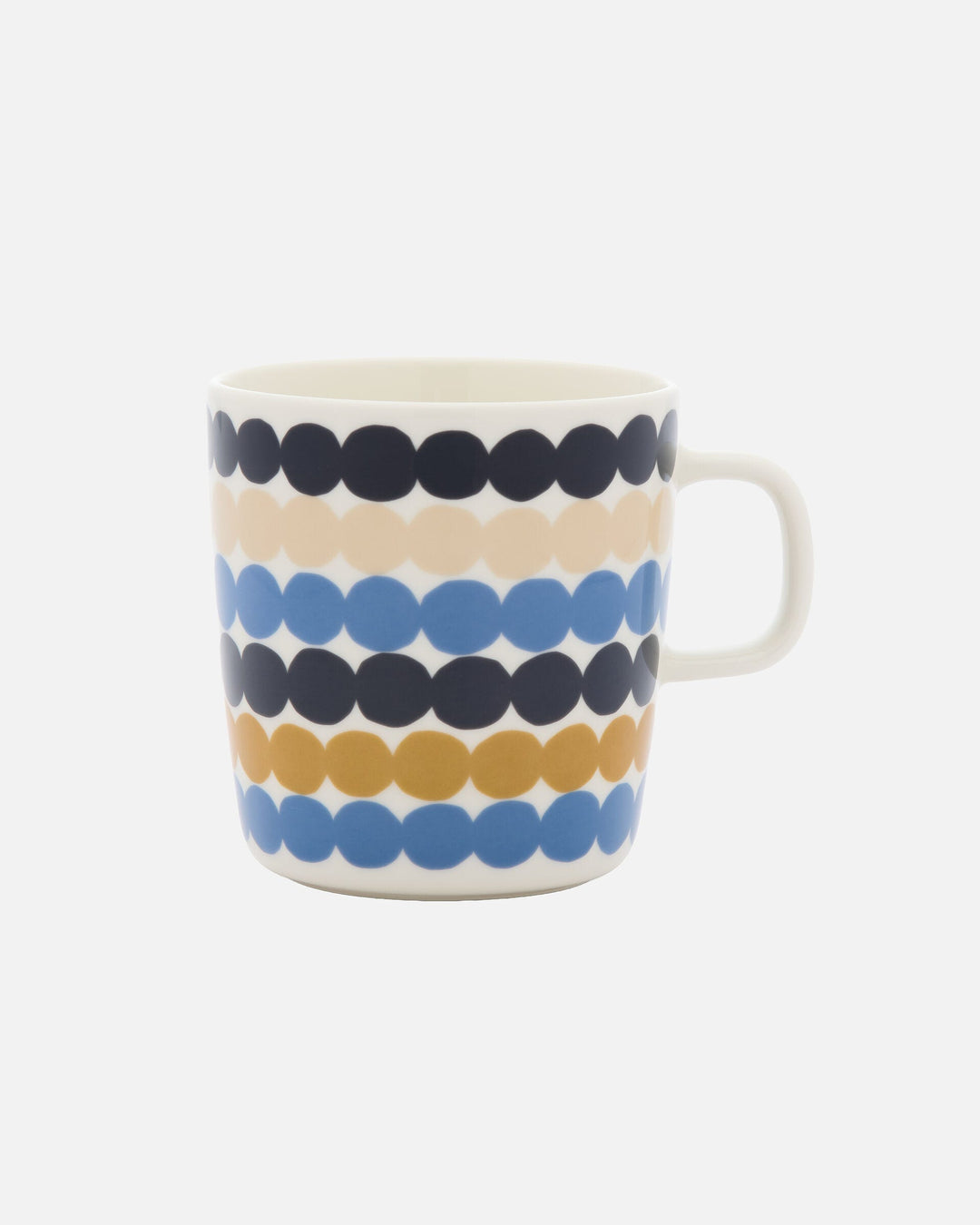 siirtolapuutarha mug 4 dl - dusty blue/multi colour